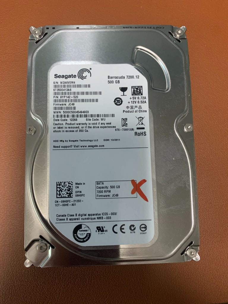 Seagate External Hard Drive Beeping