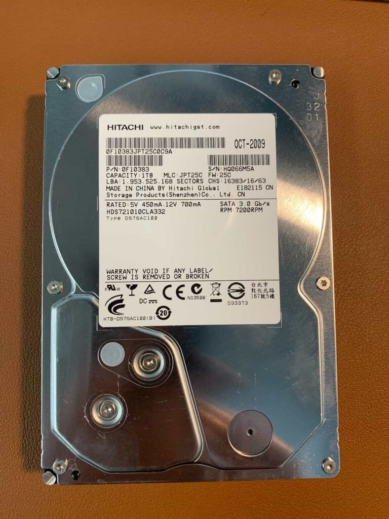 Economical Hitachi hard drive recovery